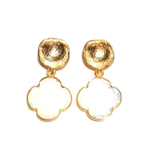 EMILY Earrings in Opalite