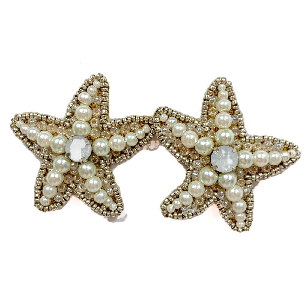 Starfish Pearly Studs